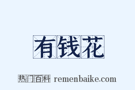 有钱花是什么意思的图片
